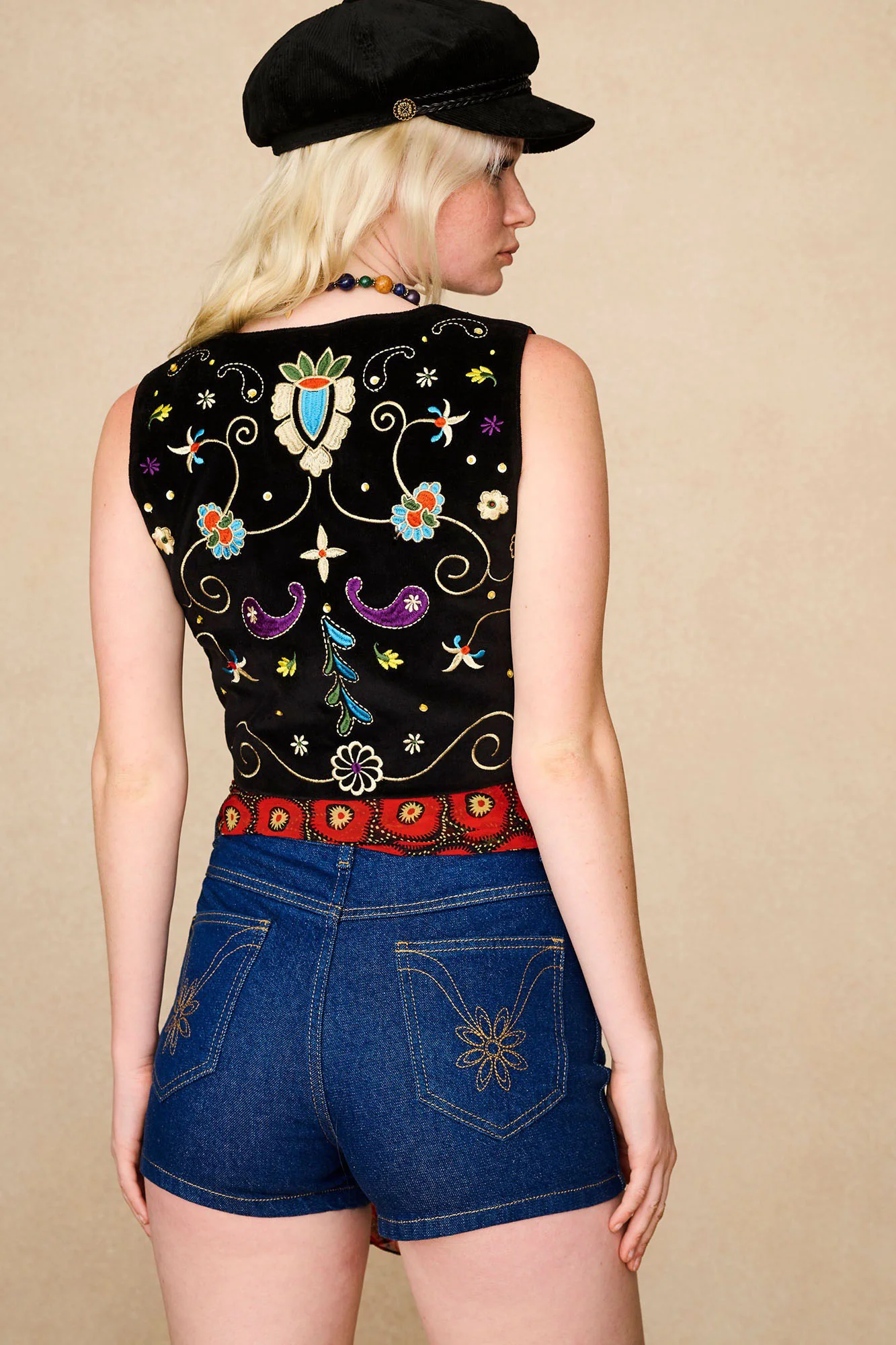High Noon High Waisted Denim Shorts - Image 6